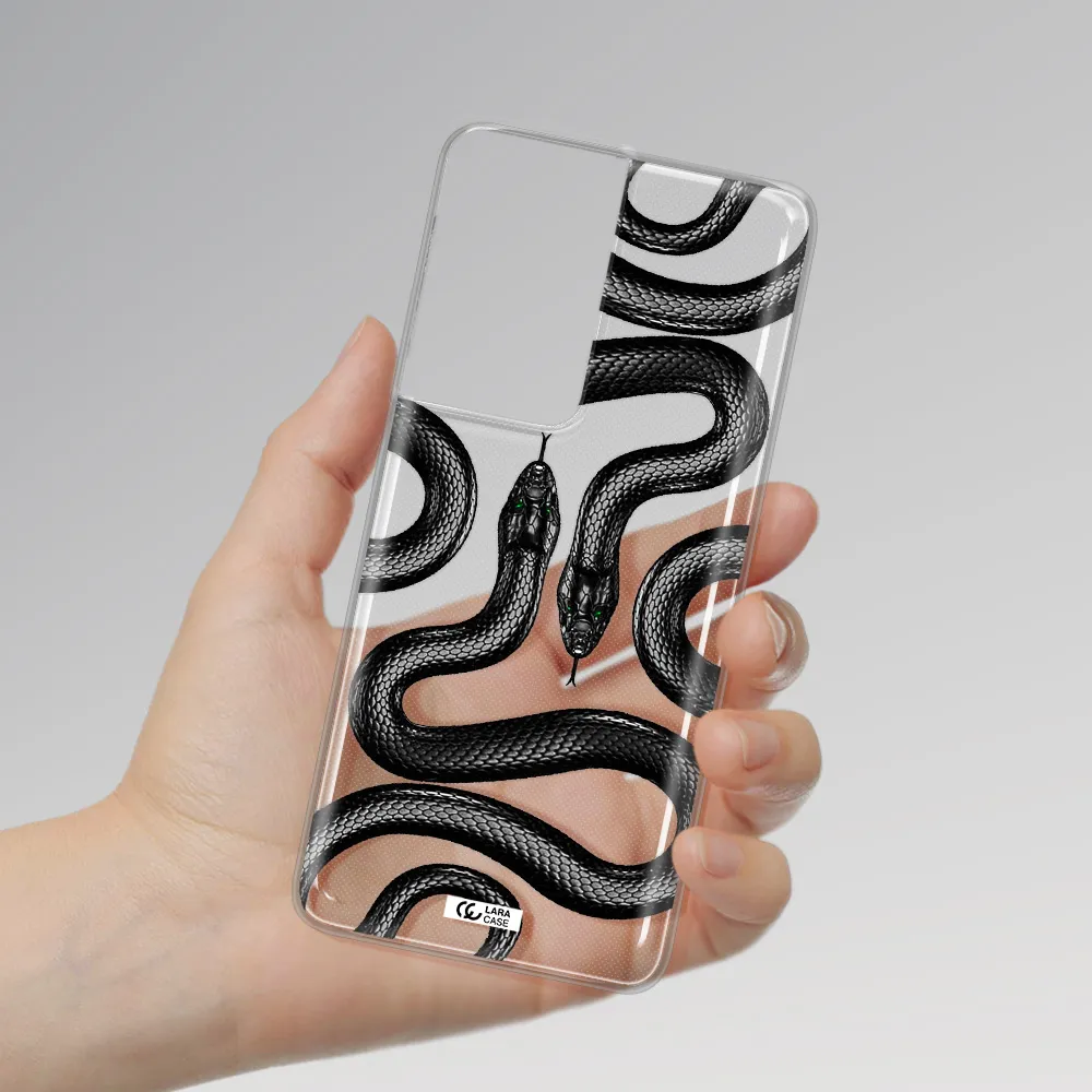 Black Snake Samsung S21 Ultra Clear TPU Case