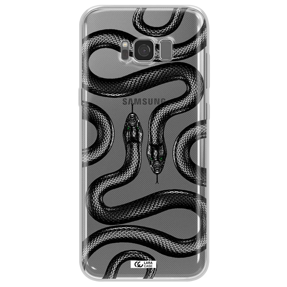 Black Snake Samsung S8 Clear TPU Case
