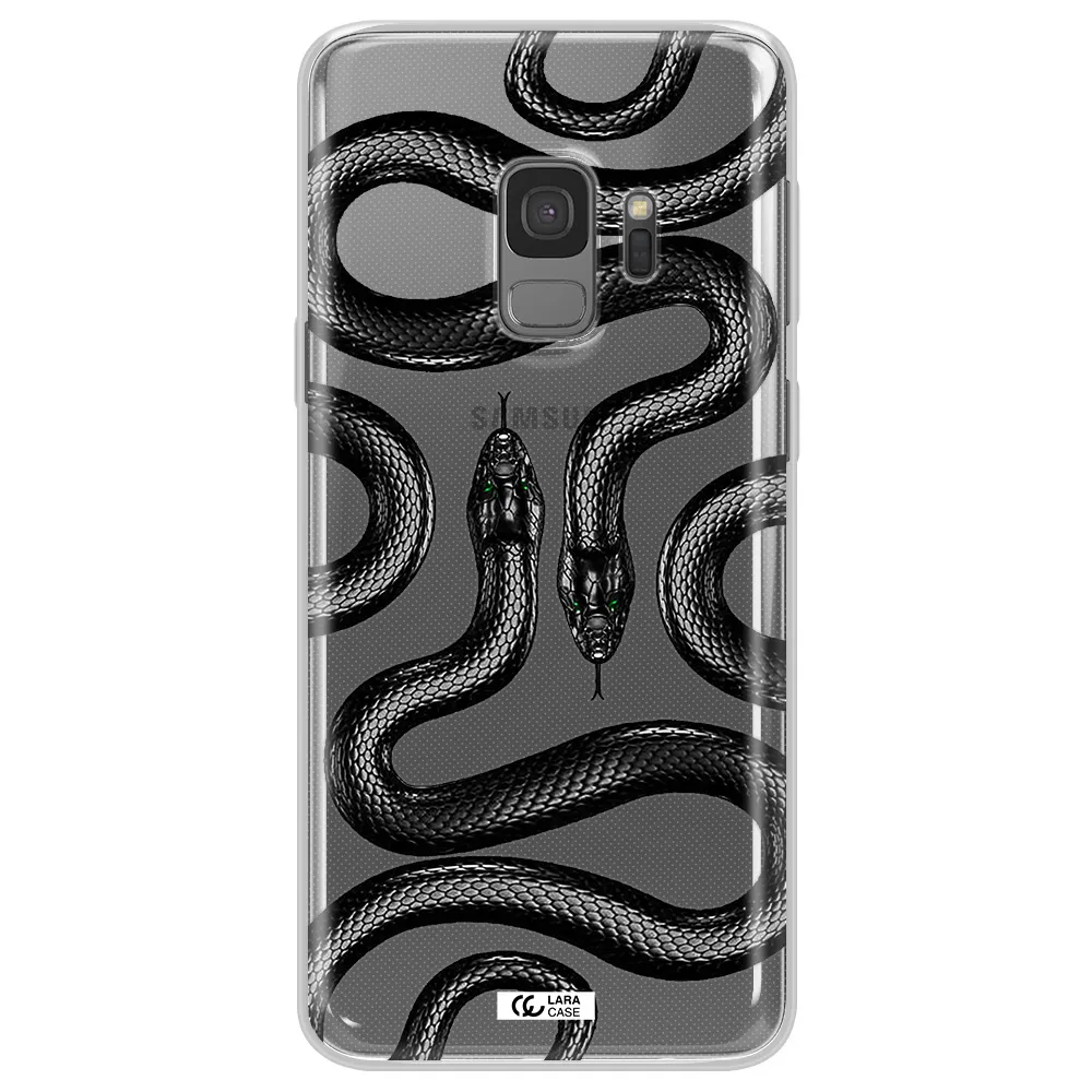 Black Snake Samsung S9 Clear TPU Case