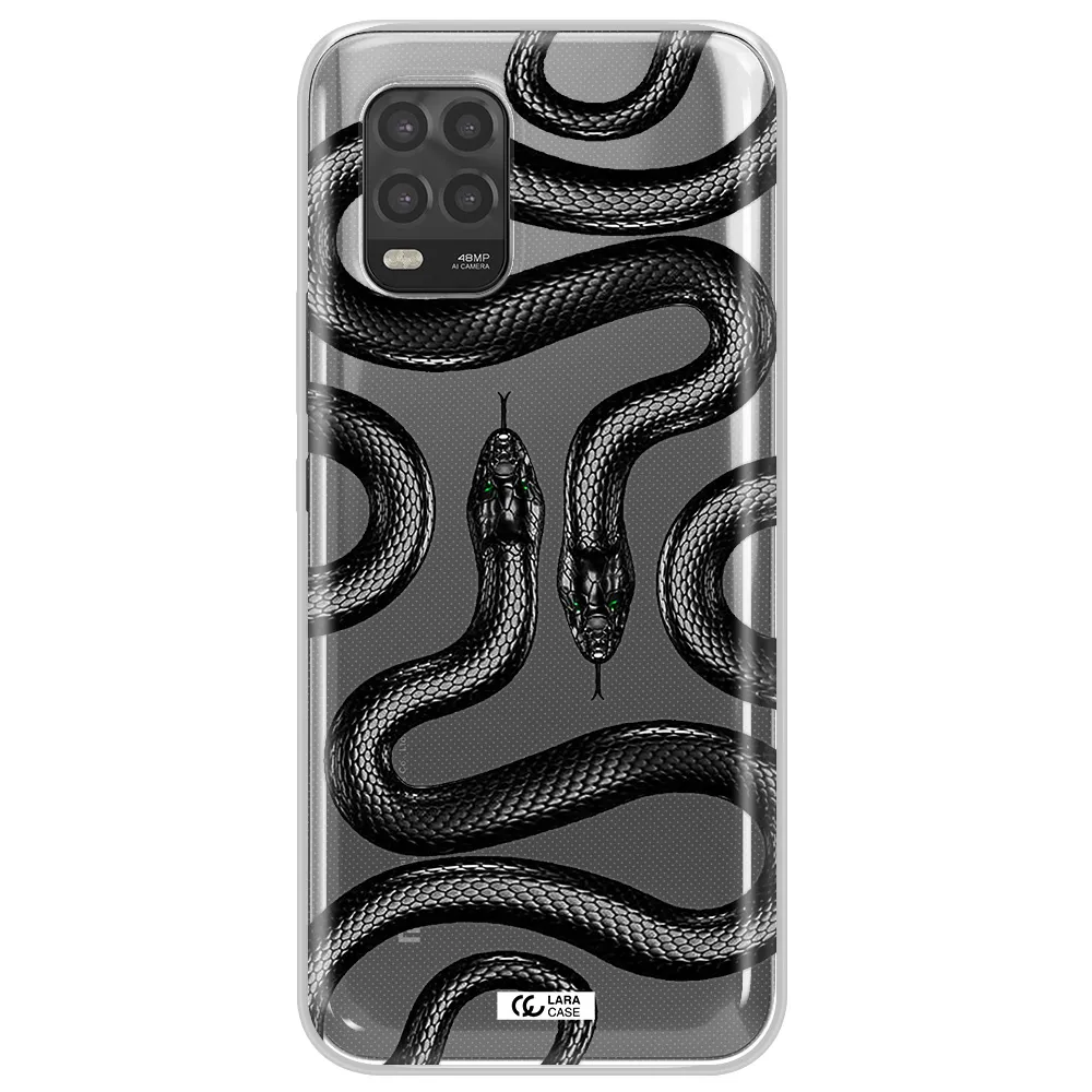 Black Snake Xiaomi Mi 10 Lite Clear TPU Case