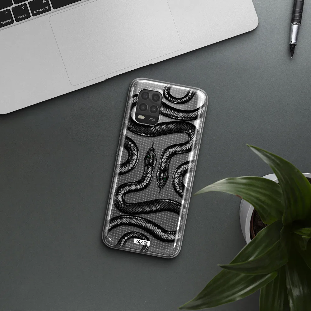 Black Snake Xiaomi Mi 10 Lite Clear TPU Case