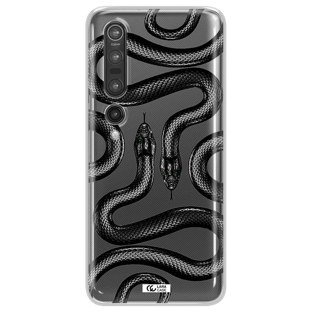 Black Snake Xiaomi Mi 10 Pro Clear TPU Case