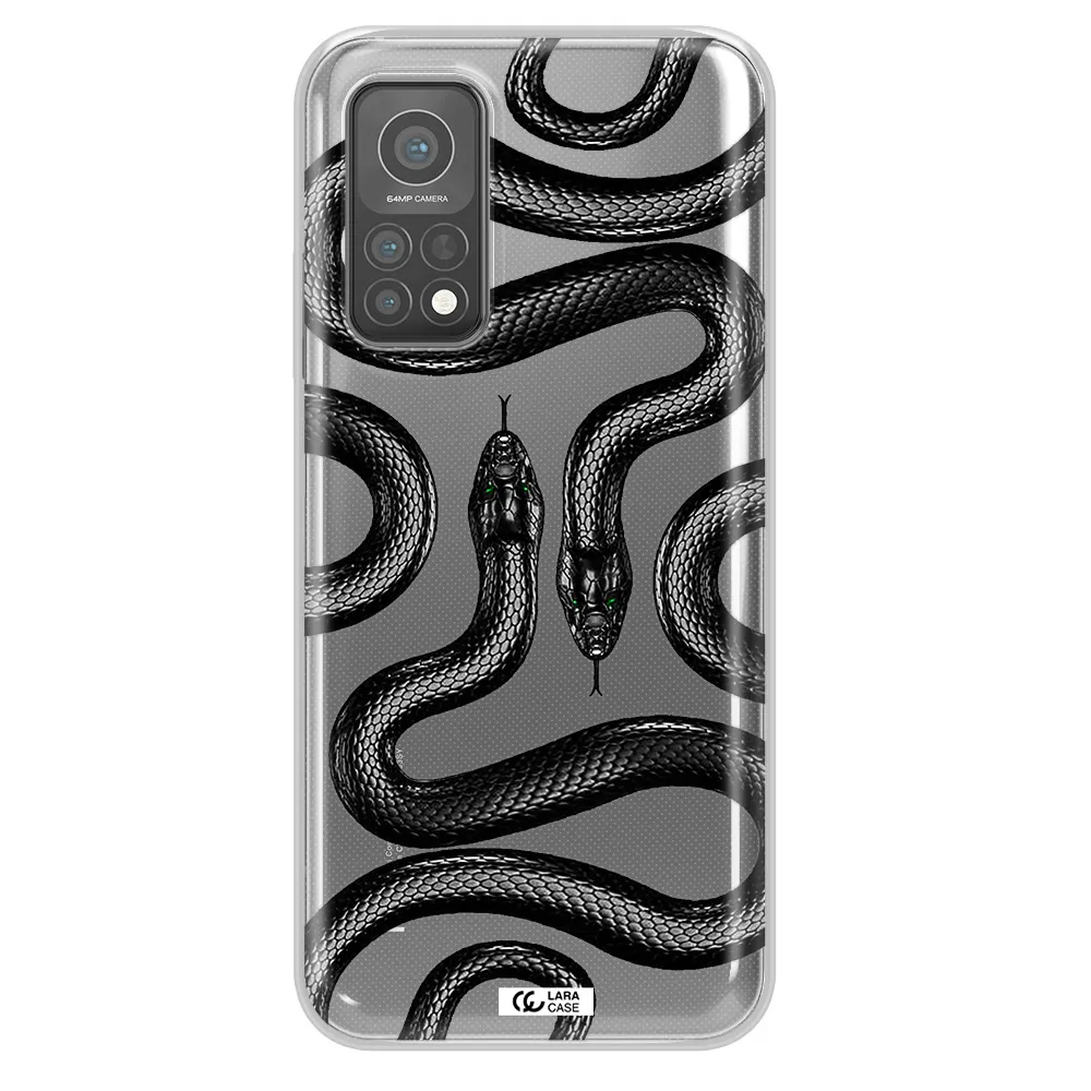 Black Snake Xiaomi Mi 10 T Pro Clear TPU Case