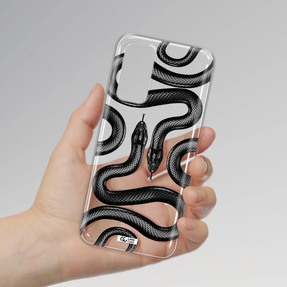 Black Snake Xiaomi Mi 10T Clear TPU Case