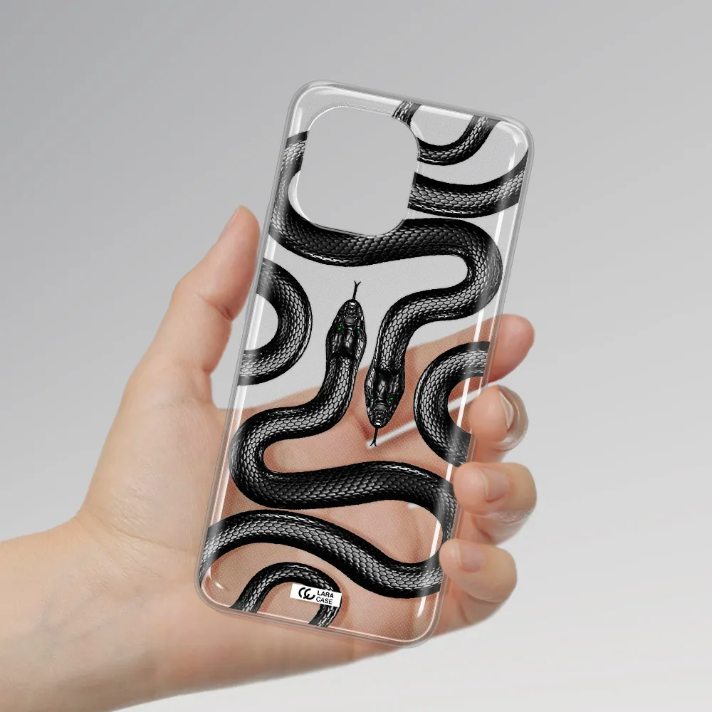 Black Snake Xiaomi Mi 11 Clear TPU Case