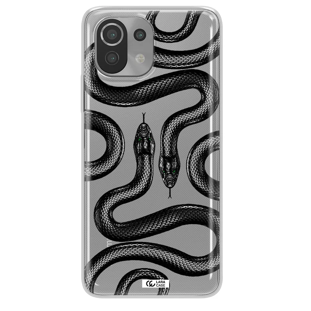 Black Snake Xiaomi Mi 11 Lite Clear TPU Case
