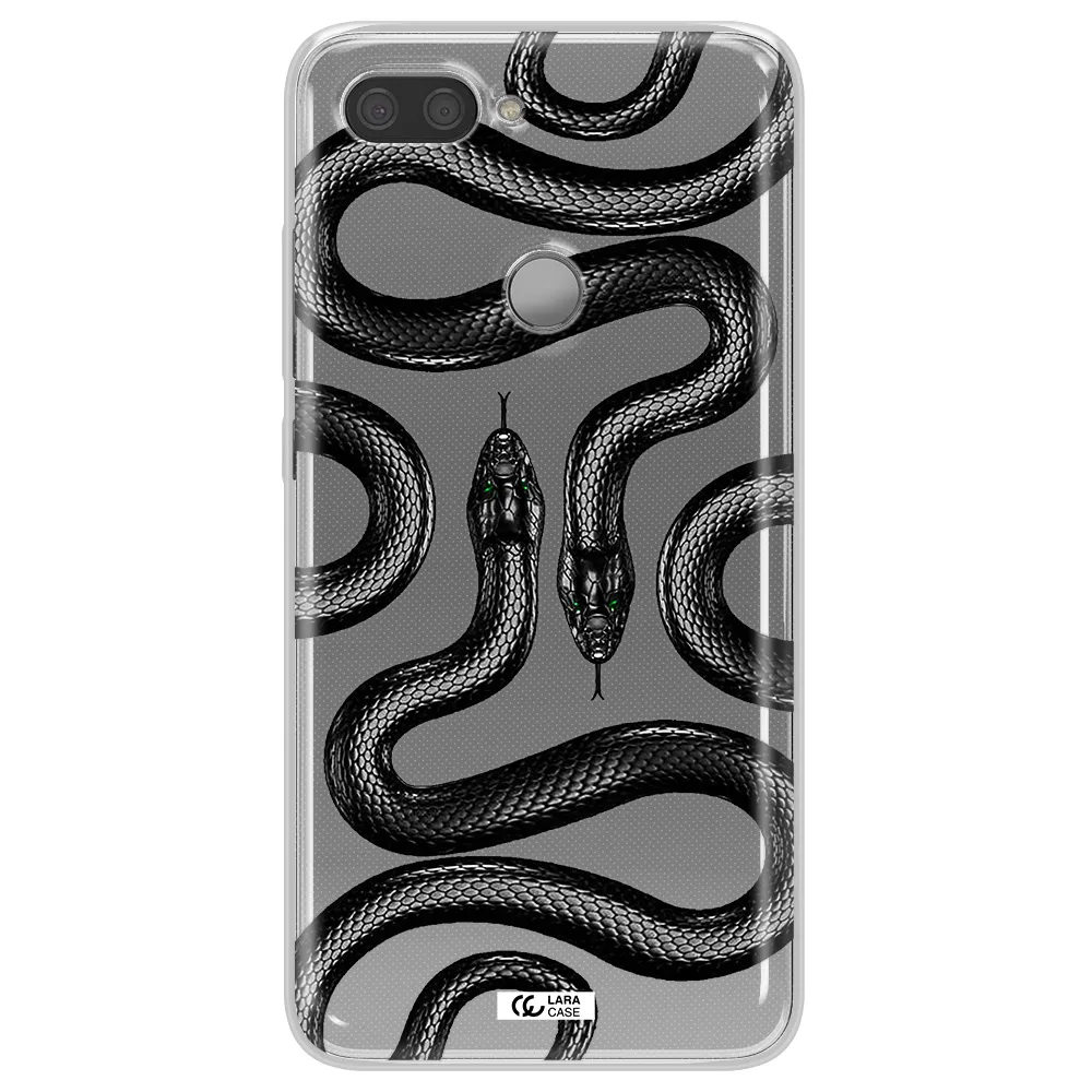 Black Snake Xiaomi Mi 8 Lite Clear TPU Case