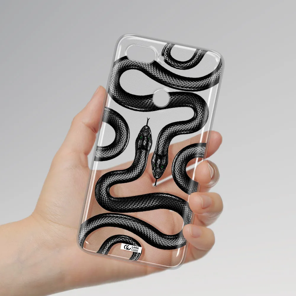 Black Snake Xiaomi Mi 8 Lite Clear TPU Case