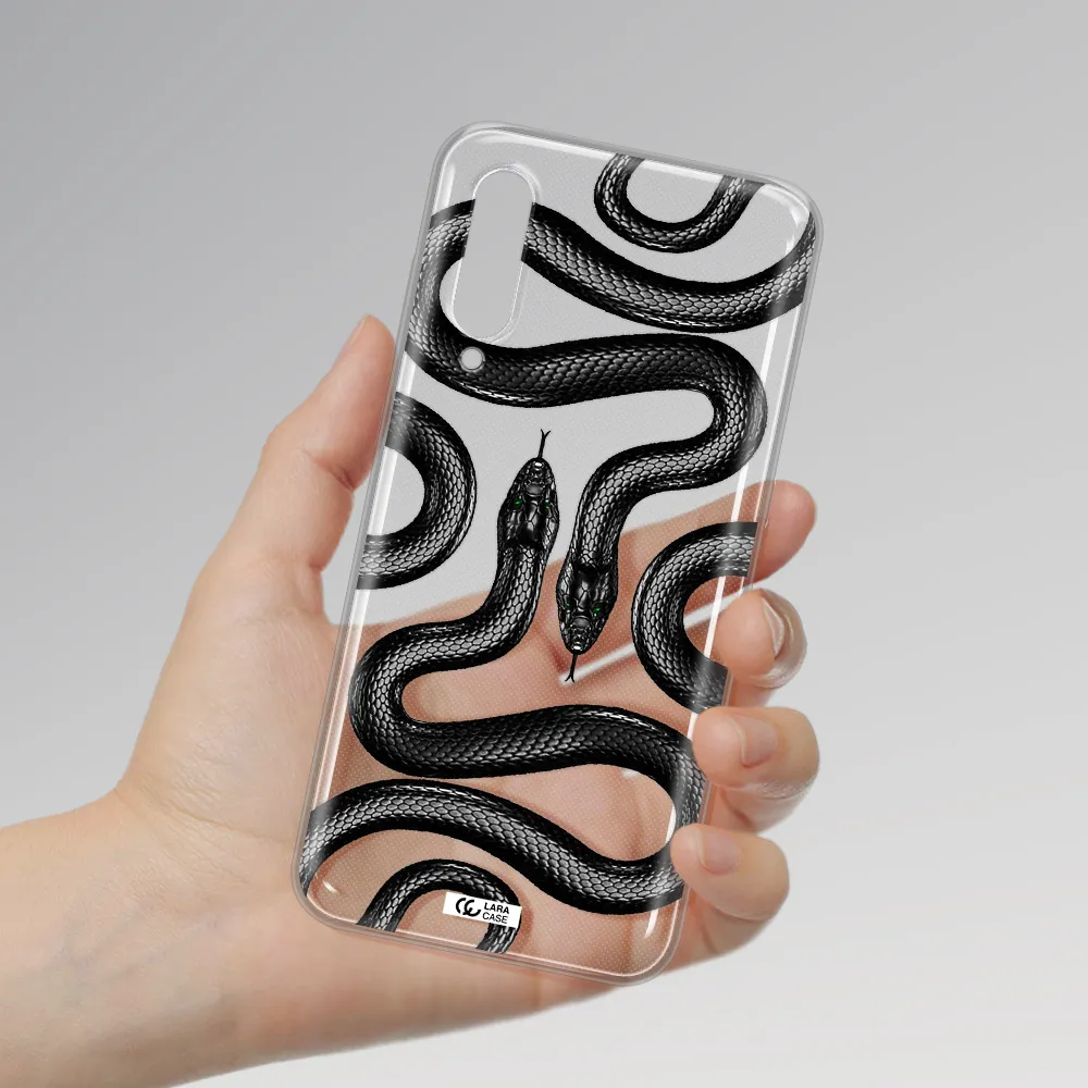 Black Snake Xiaomi Mi 9 Clear TPU Case
