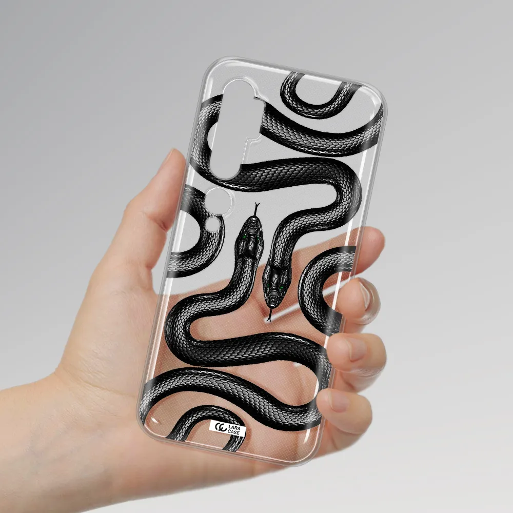 Black Snake Xiaomi Mi Note 10 Clear TPU Case