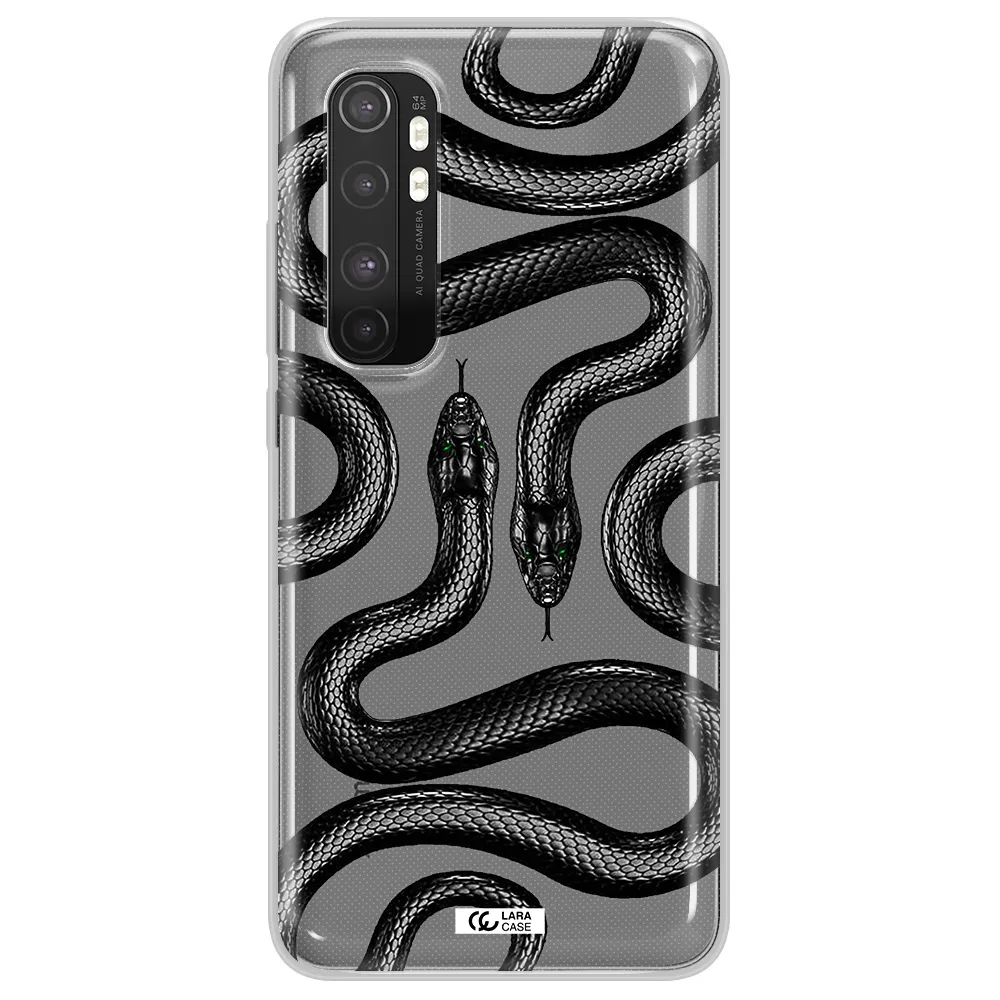 Black Snake Xiaomi Mi Note 10 Lite Clear TPU Case