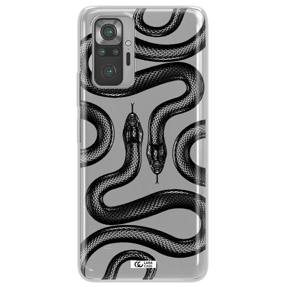 Black Snake Xiaomi Note 10 Pro Clear TPU Case