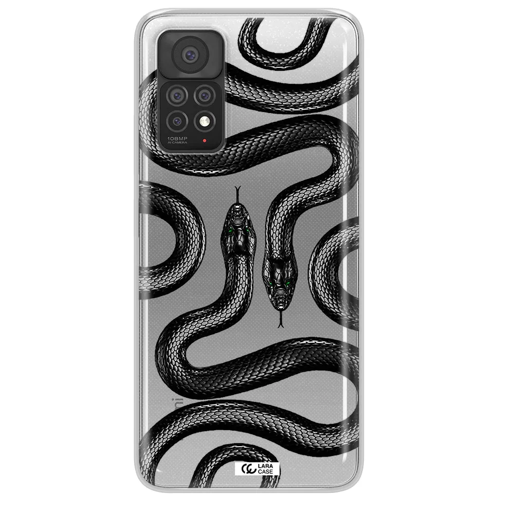 Black Snake Xiaomi Note 11 Pro Clear TPU Case