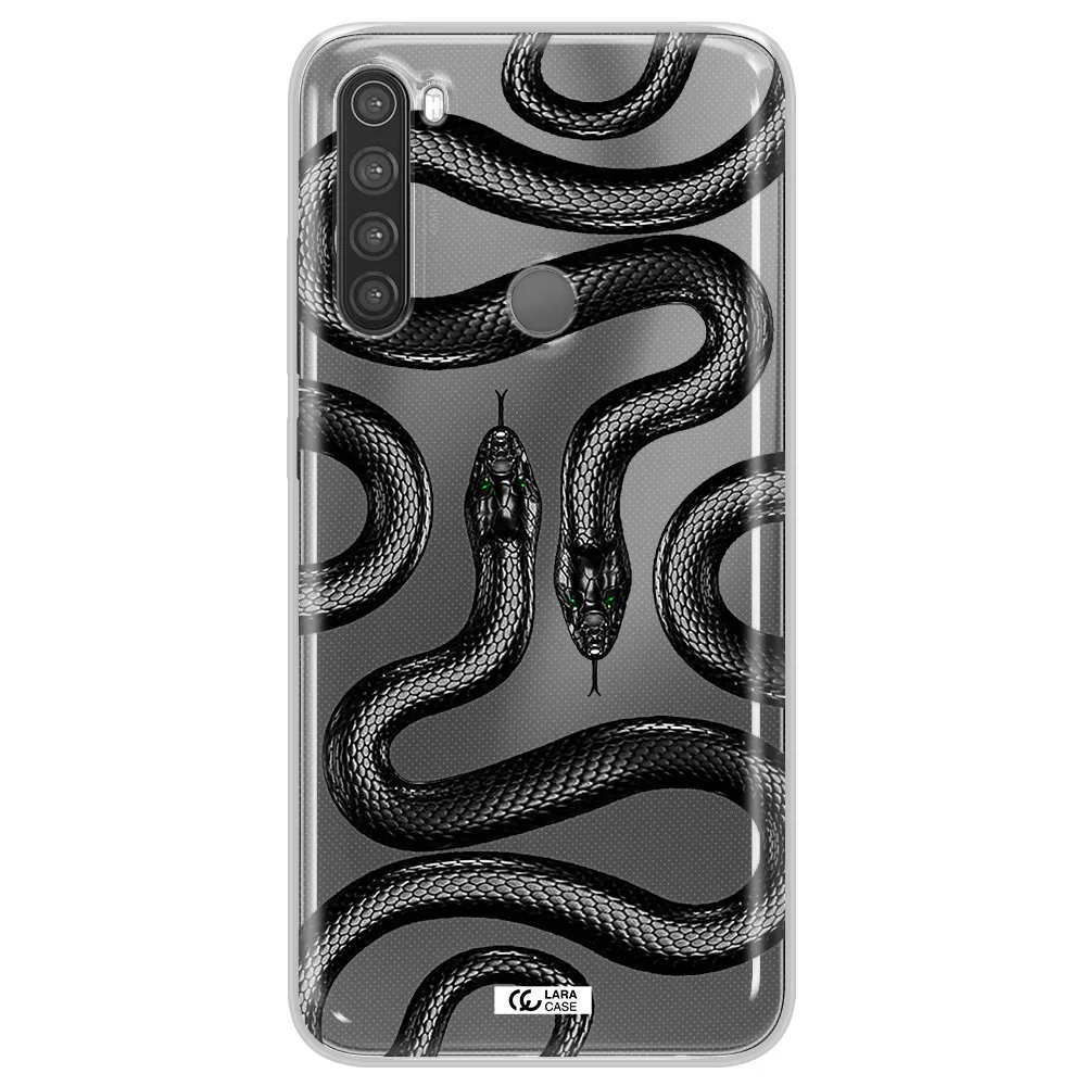 Black Snake Xiaomi Note 8 Clear TPU Case