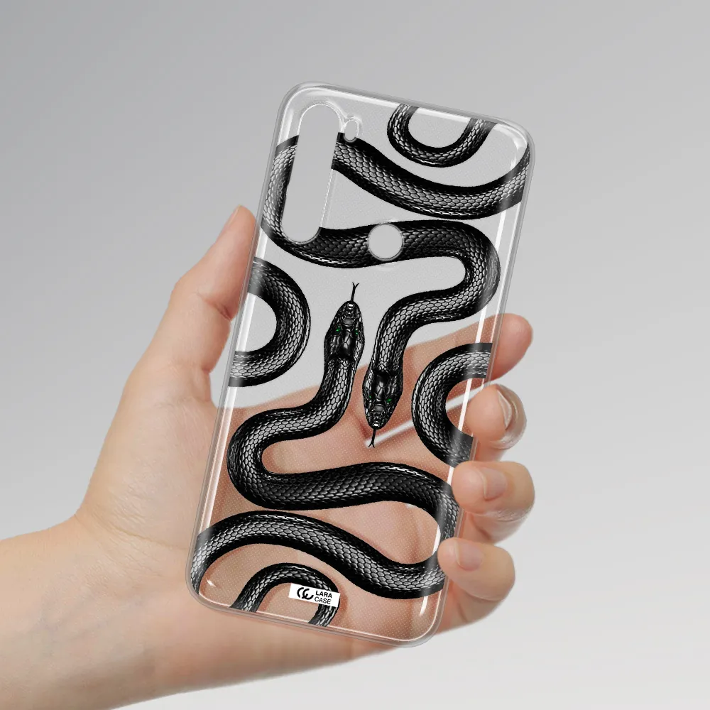 Black Snake Xiaomi Note 8 Clear TPU Case