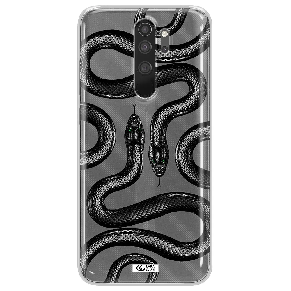Black Snake Xiaomi Note 8 Pro Clear TPU Case
