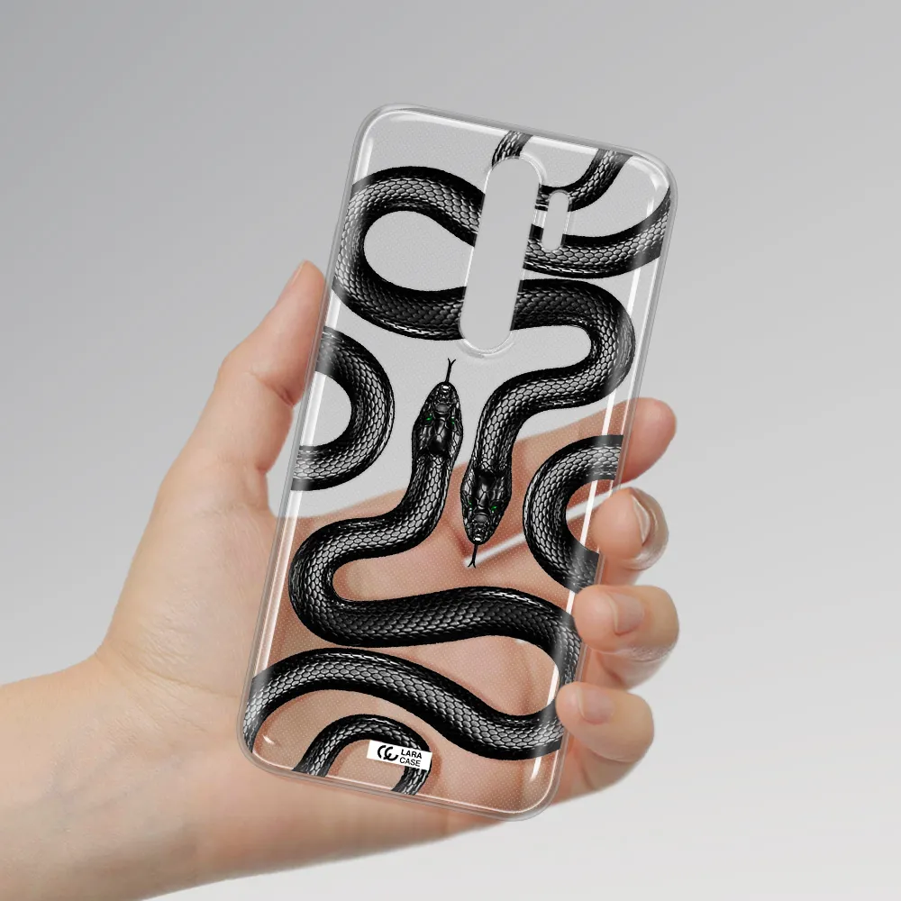 Black Snake Xiaomi Note 8 Pro Clear TPU Case