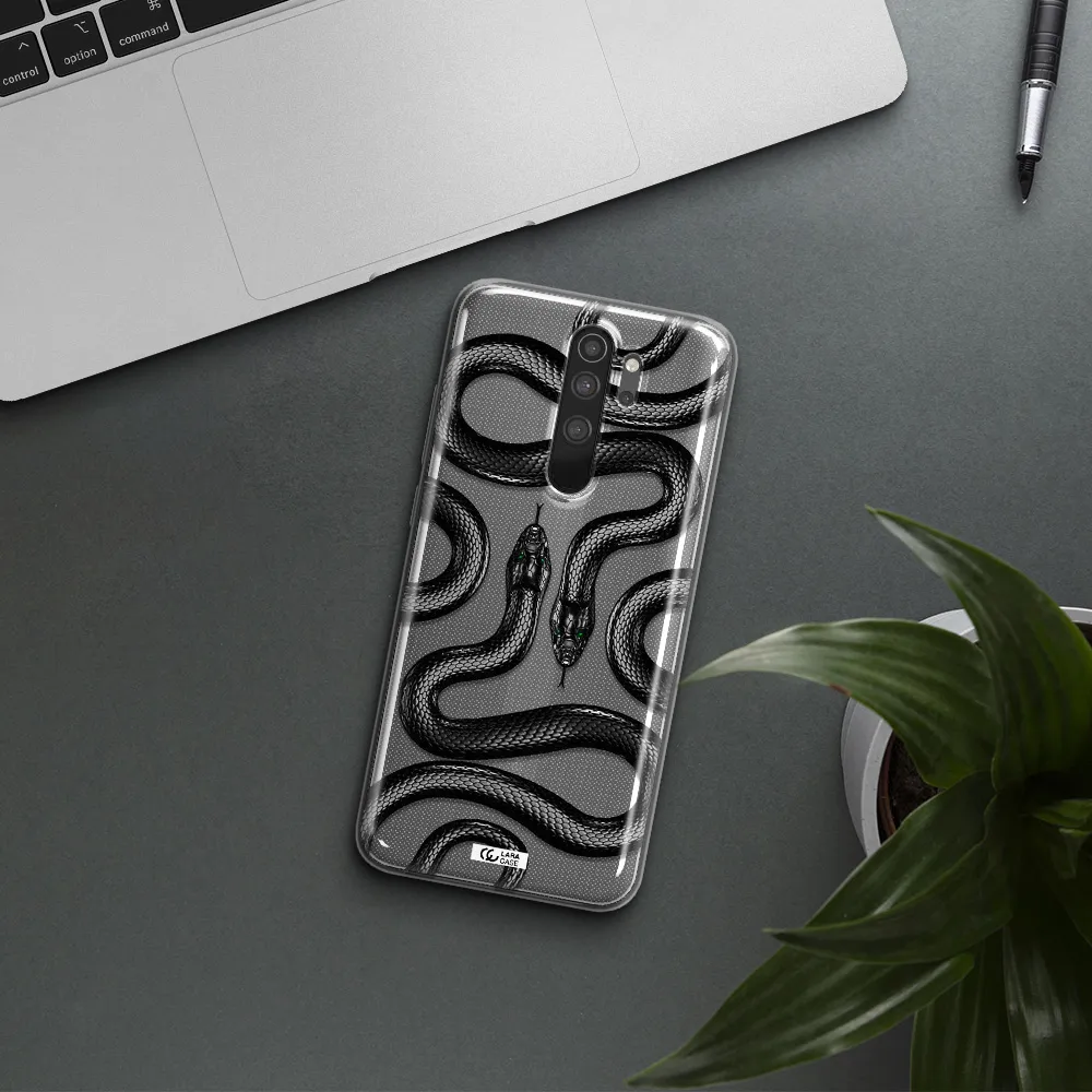 Black Snake Xiaomi Note 8 Pro Clear TPU Case