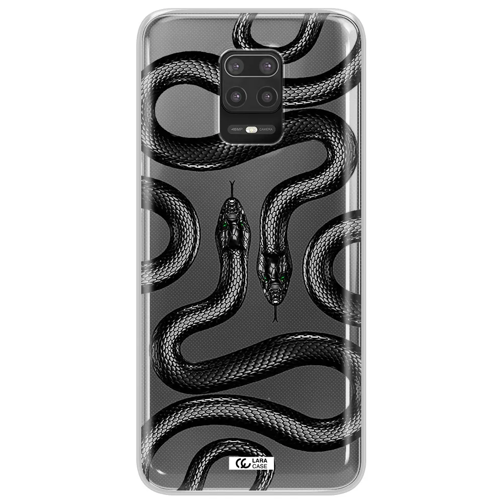 Black Snake Xiaomi Note 9S Clear TPU Case