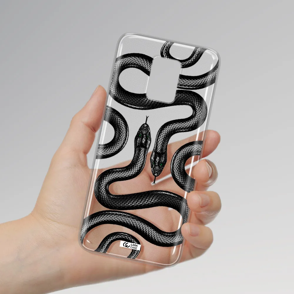 Black Snake Xiaomi Note 9S Clear TPU Case