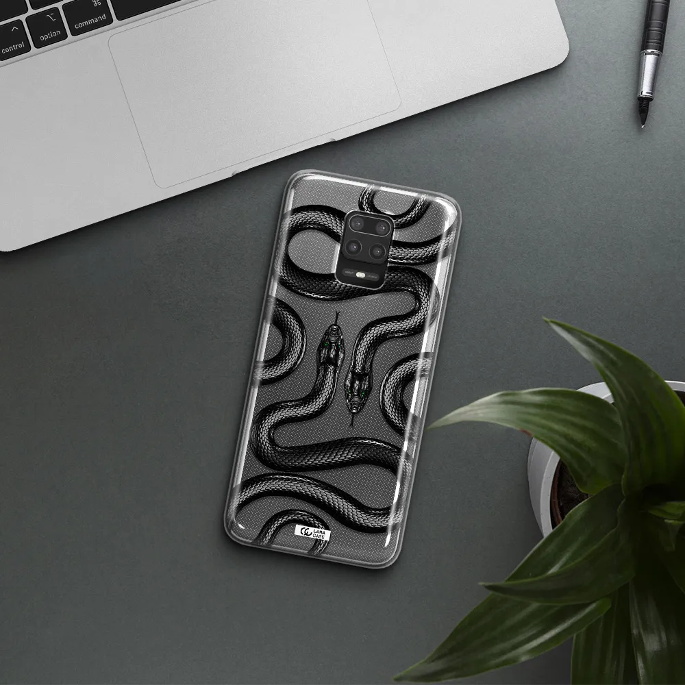 Black Snake Xiaomi Note 9S Clear TPU Case
