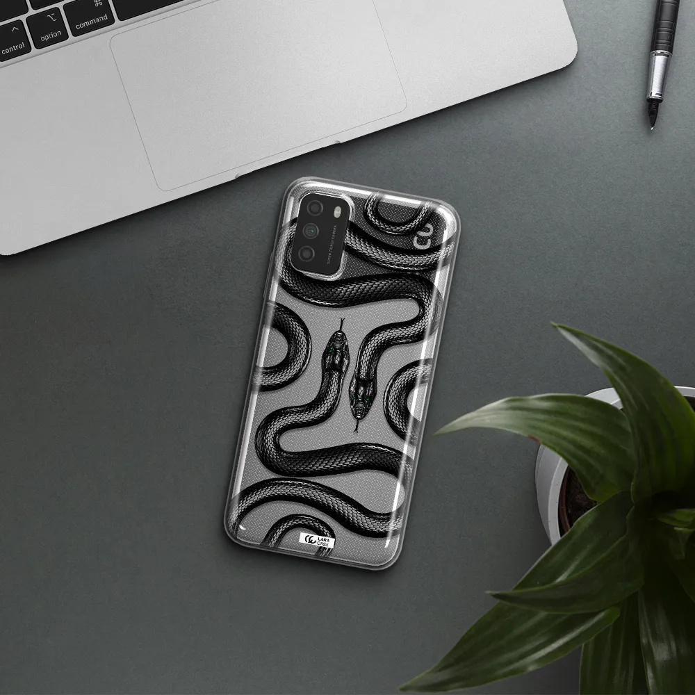 Black Snake Xiaomi Poco M3 Clear TPU Case