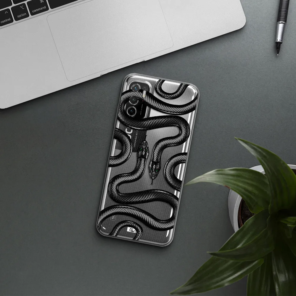 Black Snake Xiaomi Poco M4 Pro 5G Clear Tpu Case