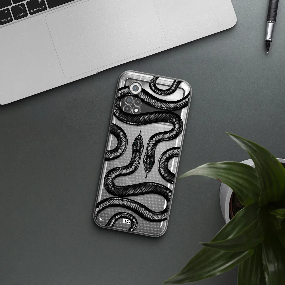 Black Snake Xiaomi Poco X4 Pro Clear TPU Case