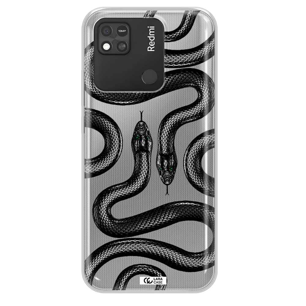 Black Snake Xiaomi Redmi 10A Clear TPU Case