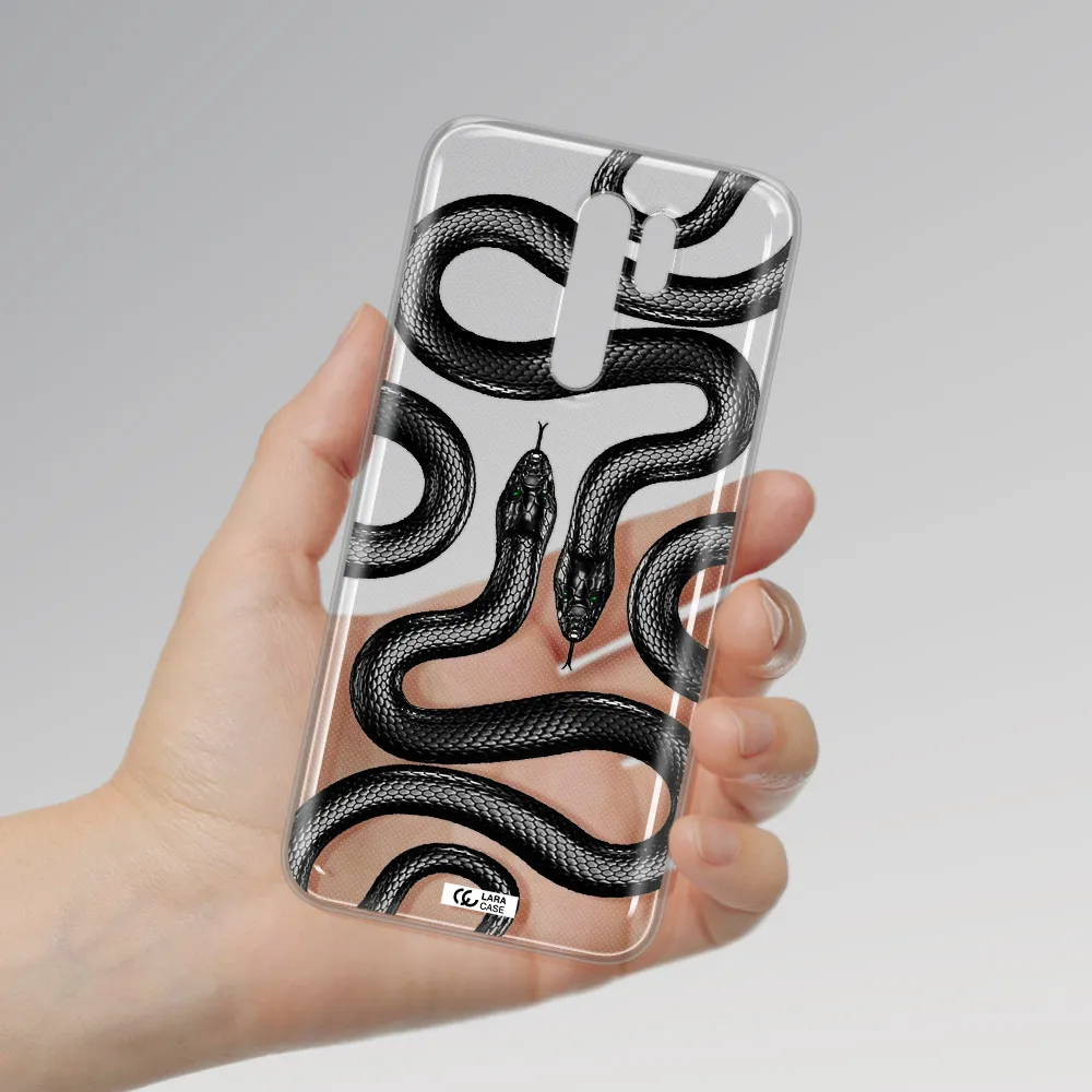 Black Snake Xiaomi Redmi 9 Clear TPU Case