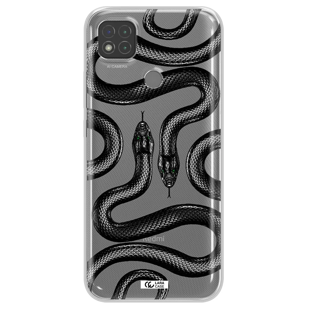 Black Snake Xiaomi Redmi 9C Clear TPU Case