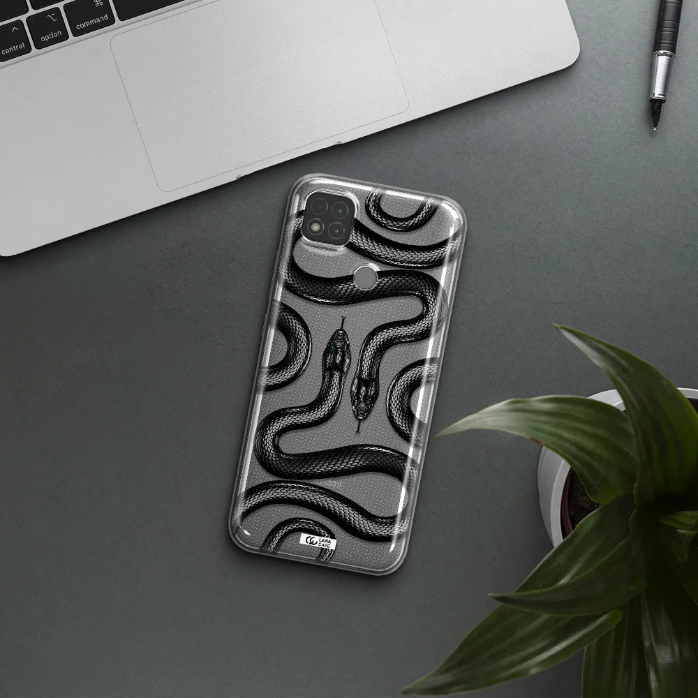 Black Snake Xiaomi Redmi 9C Clear TPU Case