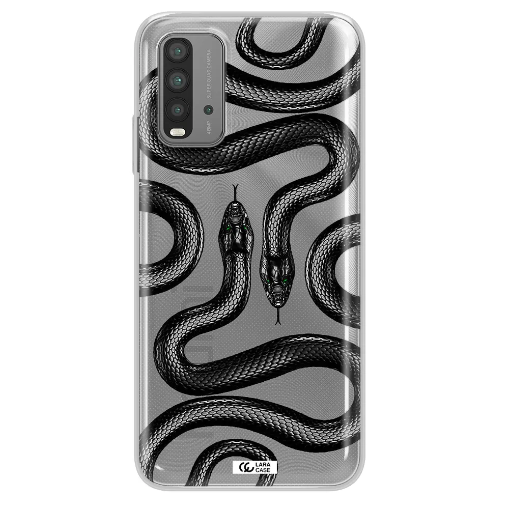 Black Snake Xiaomi Redmi 9T Clear TPU Case