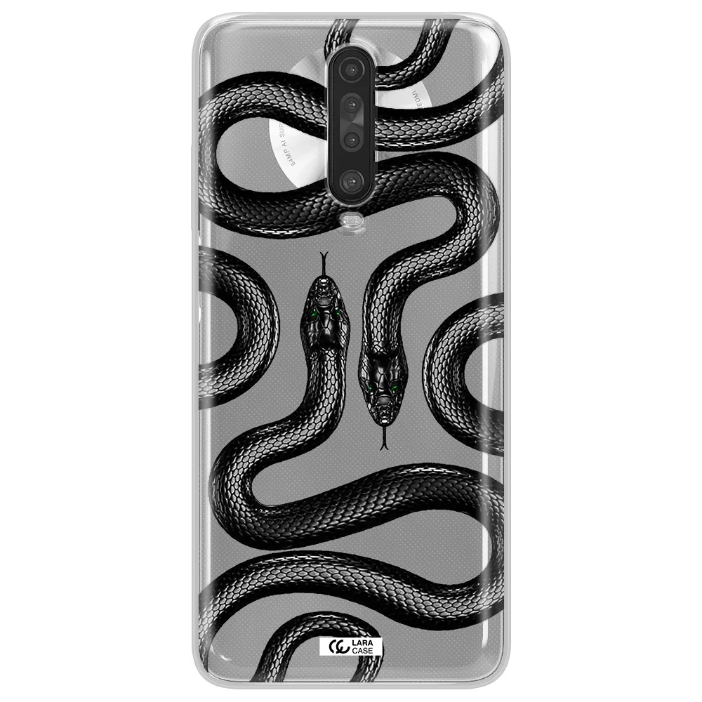 Black Snake Xiaomi Redmi K30 Clear TPU Case