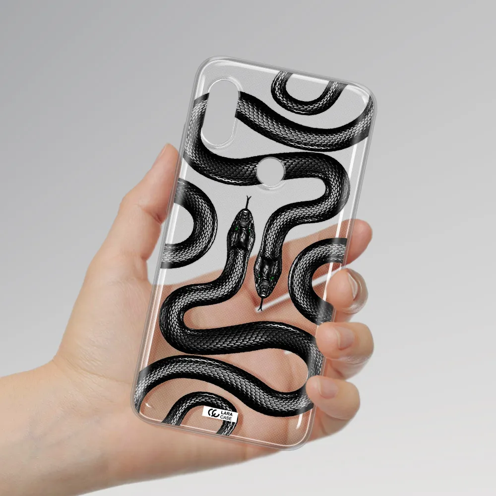 Black Snake Xiaomi Redmi Note 6 Pro Clear TPU Case