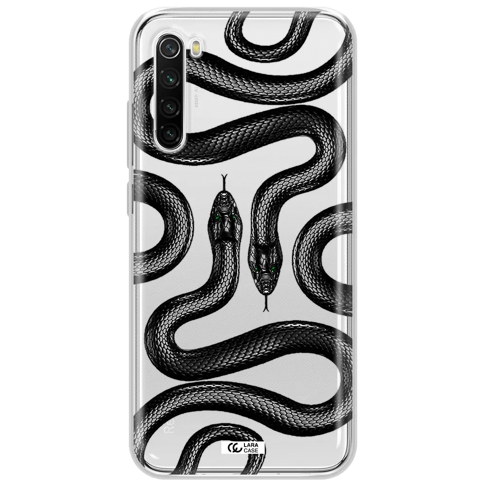 Black Snake Xiaomi Redmi Note 8T Clear Tpu Case