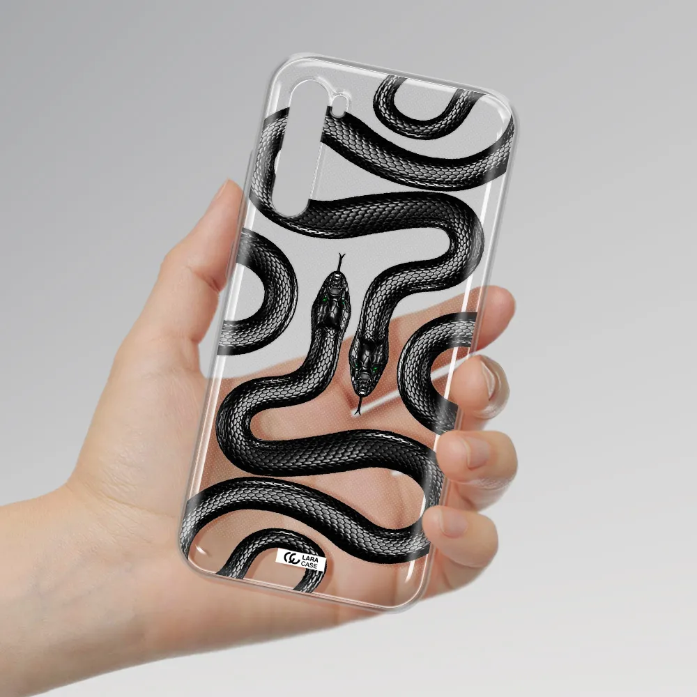 Black Snake Xiaomi Redmi Note 8T Clear Tpu Case