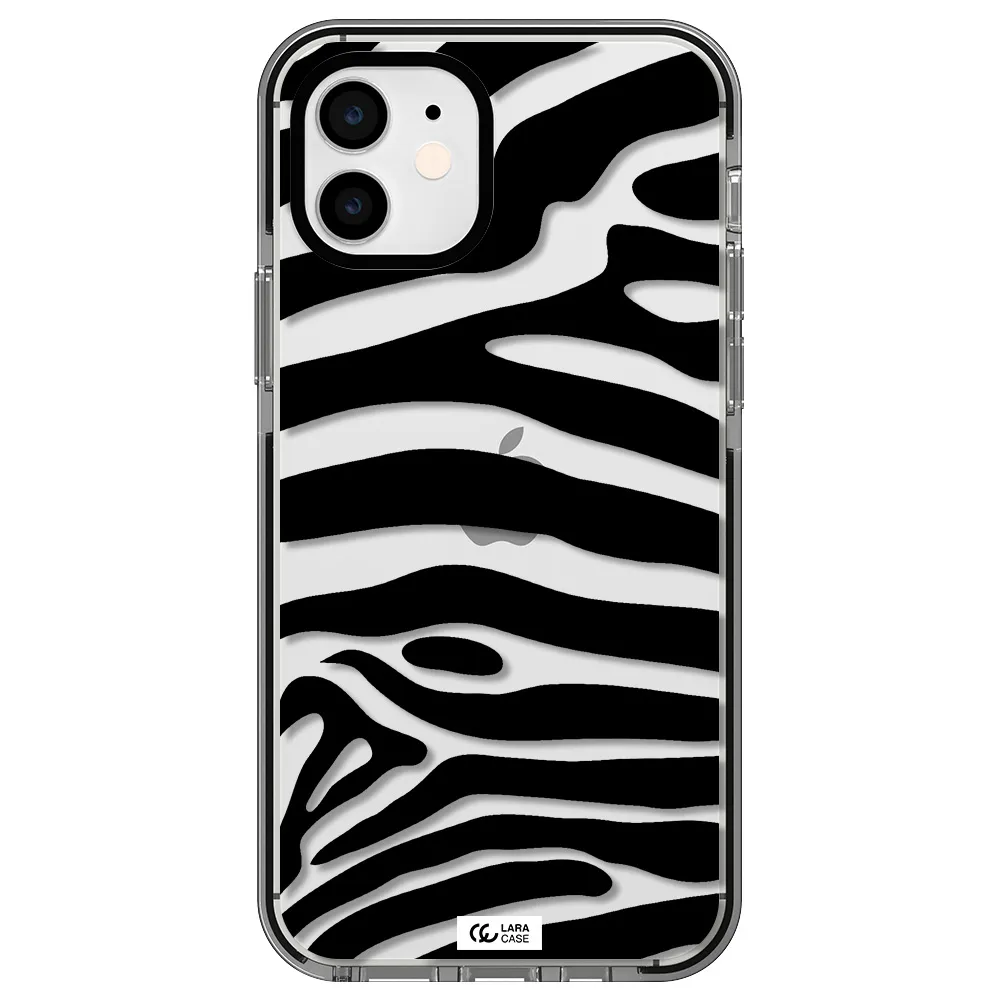Zebra Apple iPhone 11 impact black border Case