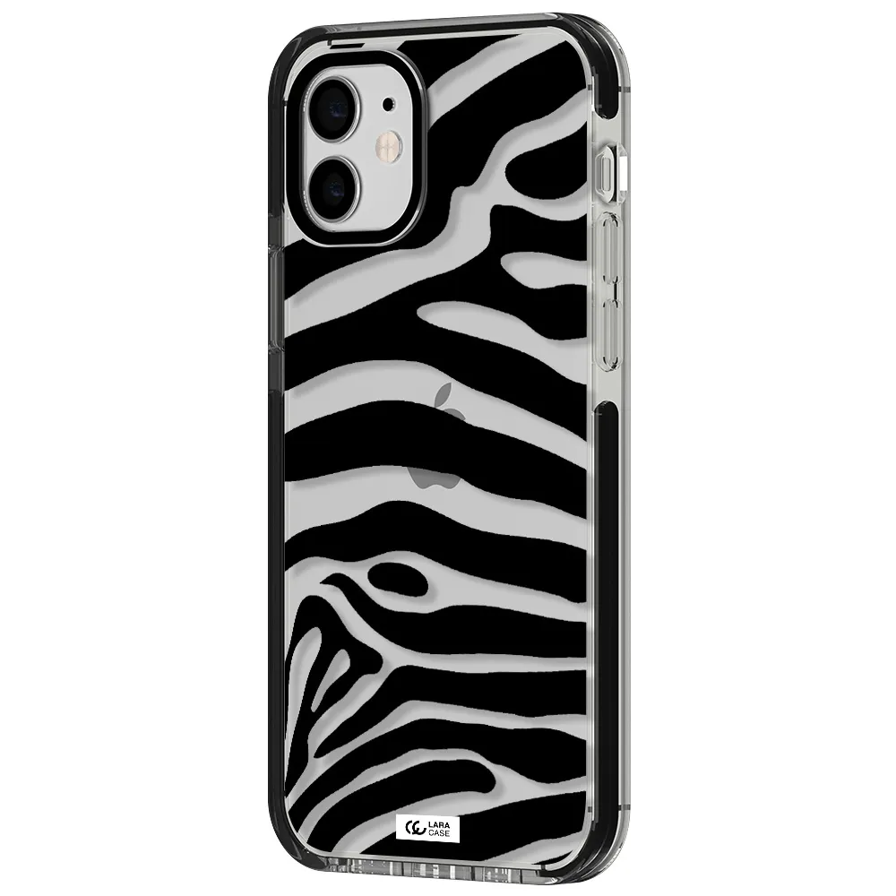 Zebra Apple iPhone 11 impact black border Case