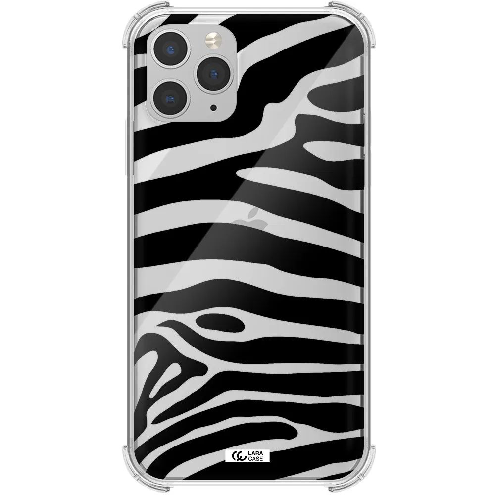 Zebra Apple iPhone 11 pro max Clear PC Case