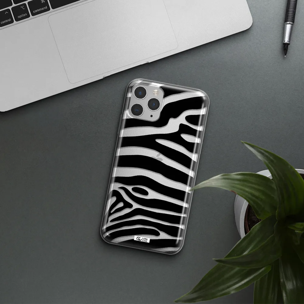 Zebra Apple iPhone 11 pro max Clear TPU Case