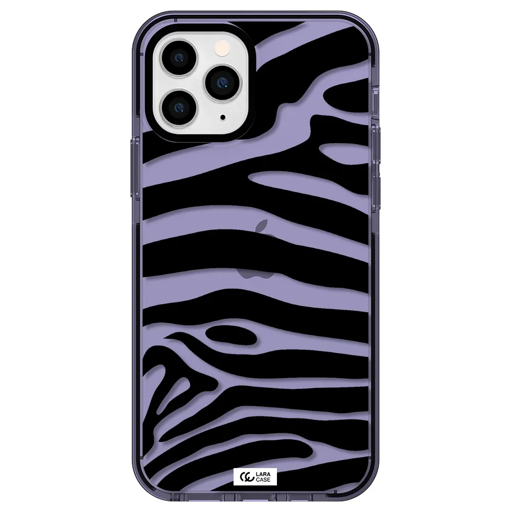 Zebra Apple iPhone 11 pro max impact Lilac Case
