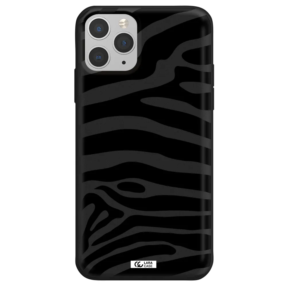 Zebra Apple iPhone 11 pro Silicone black Case