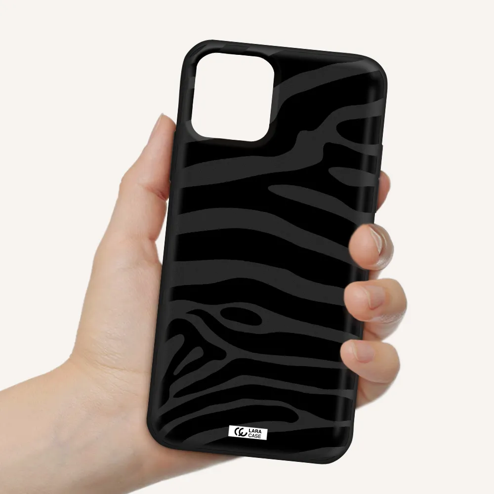 Zebra Apple iPhone 11 pro Silicone black Case