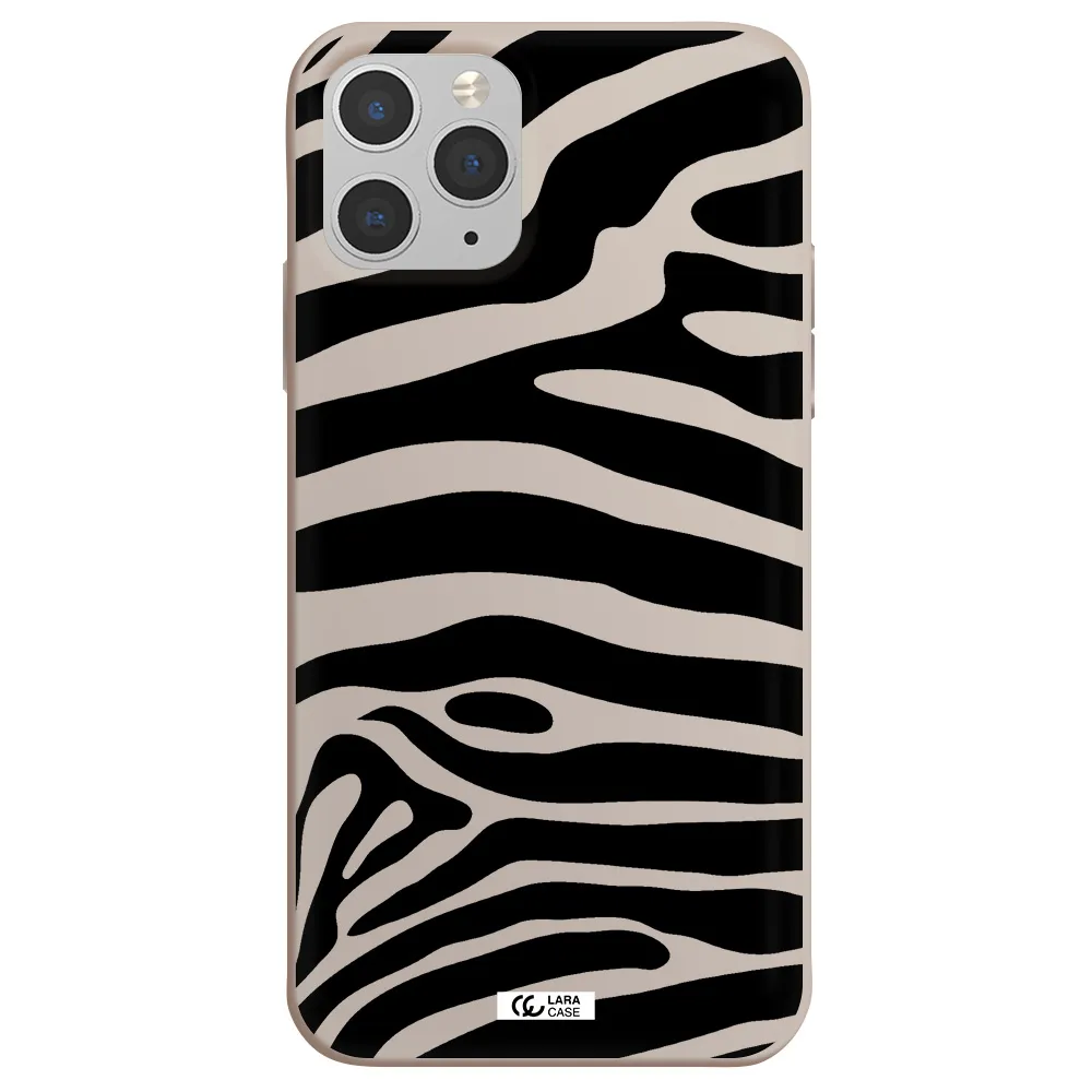 Zebra Apple iPhone 11 pro Silicone Stone Case