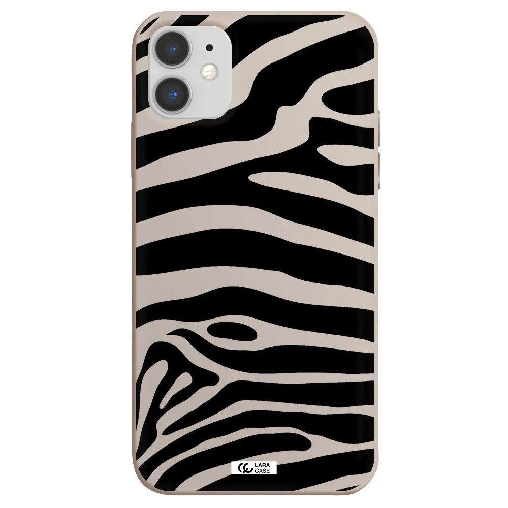 Zebra Apple iPhone 11 Silicone Stone Case
