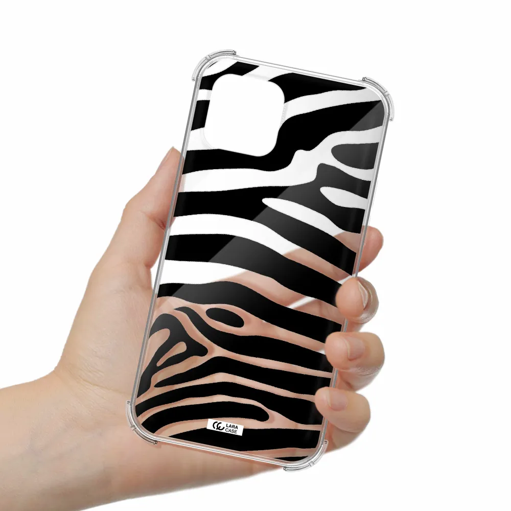 Zebra Apple iPhone 12 Clear PC Case