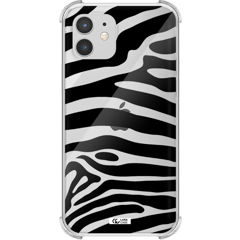 Zebra Apple iPhone 12 mini Clear PC Case