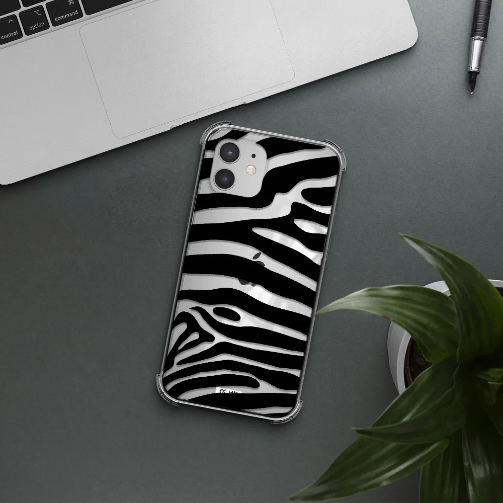 Zebra Apple iPhone 12 mini Clear PC Case