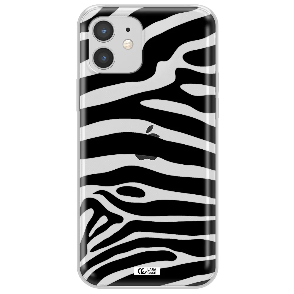 Zebra Apple iPhone 12 mini Clear TPU Case